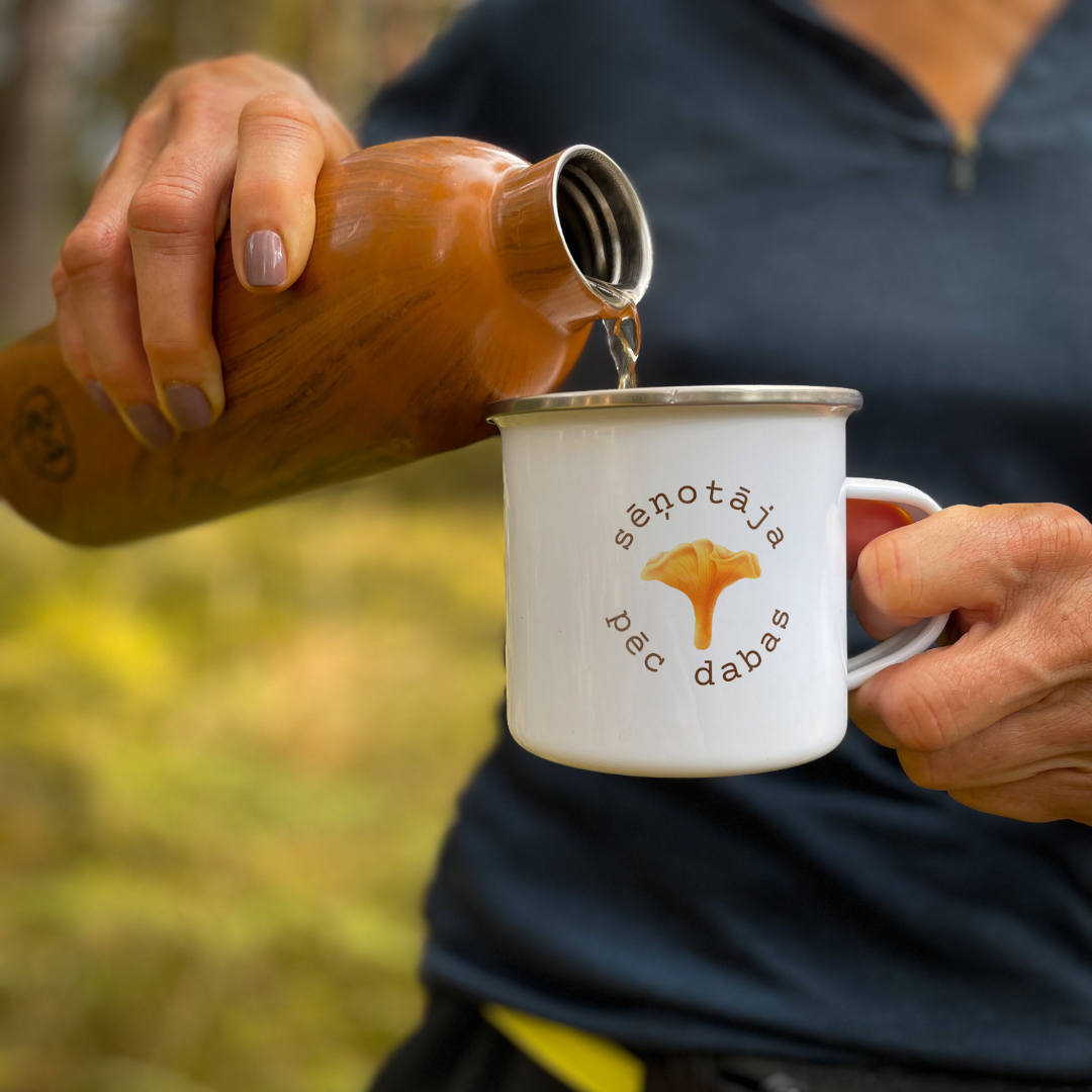 Metāla krūzes ar apdruku